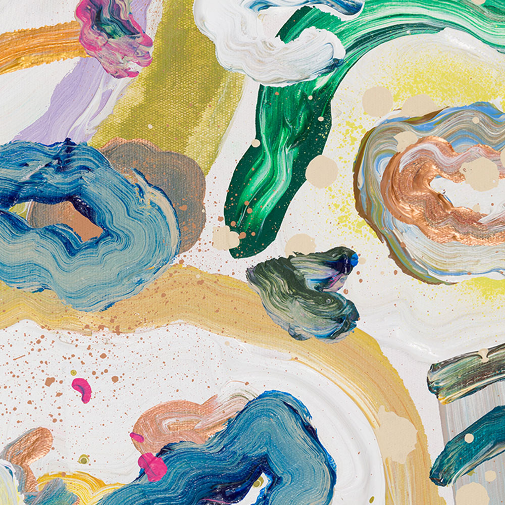 "Detained In Light" no3 - 60x90cm Acrylic Painting