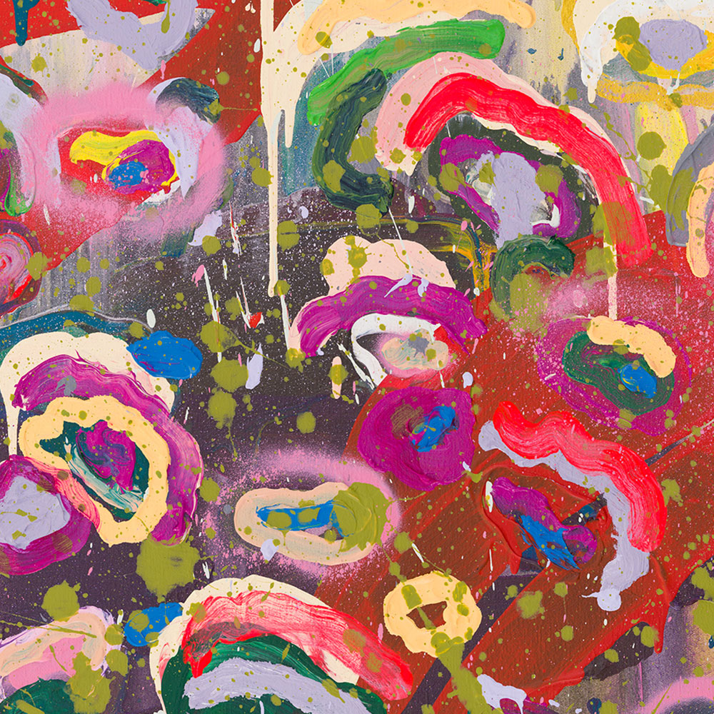 "Rise" - 102x200cm Acrylic Painting