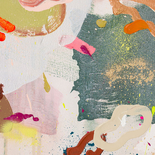 "Where It All Began" no4 - Mixed Media Painting