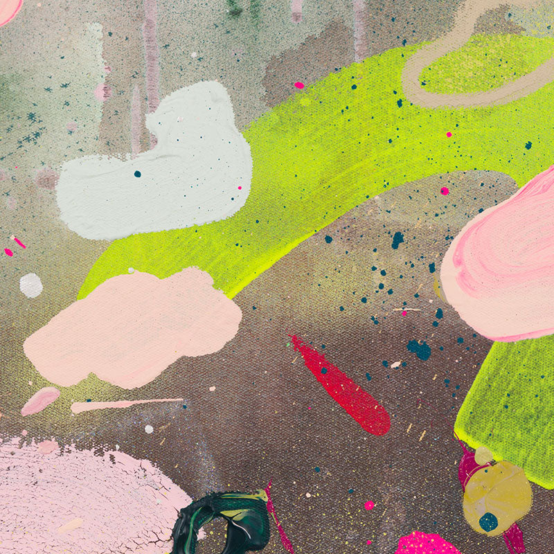 "Where It All Began" no9 - Mixed Media Painting