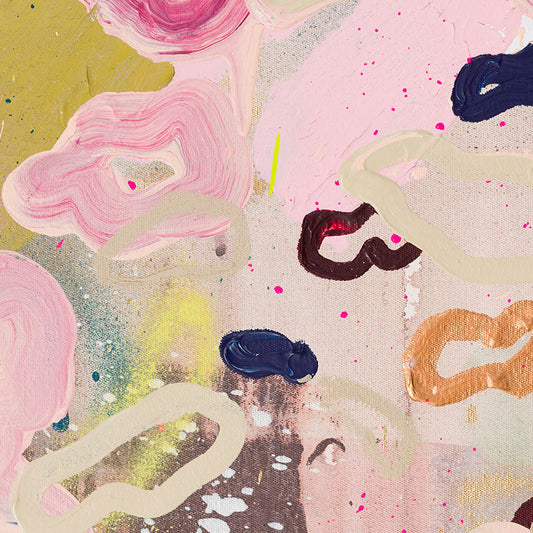 "Where It All Began" no3 - Mixed Media Painting