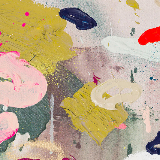 "Where It All Began" no5 - Mixed Media Painting