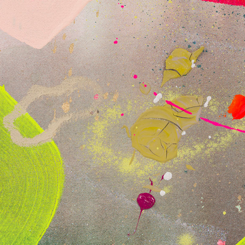 "Where It All Began" no13 - Mixed Media Painting