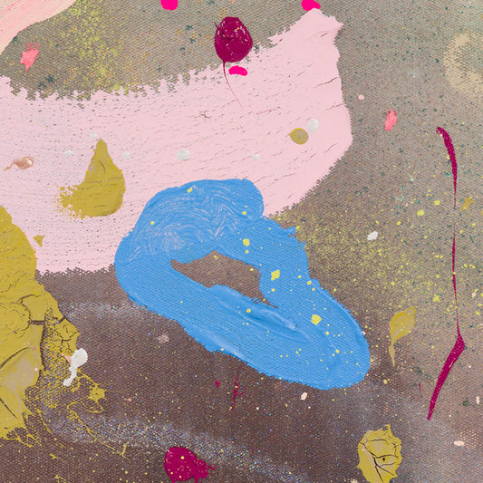 "Where It All Began" no13 - Mixed Media Painting