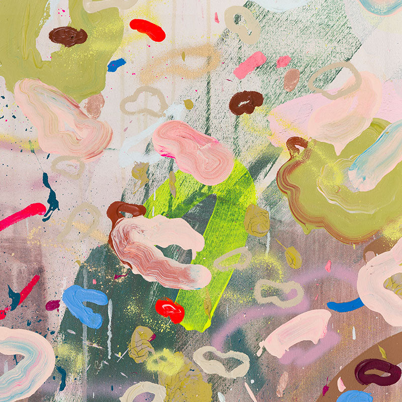 "Where It All Began" no6 - Mixed Media Painting