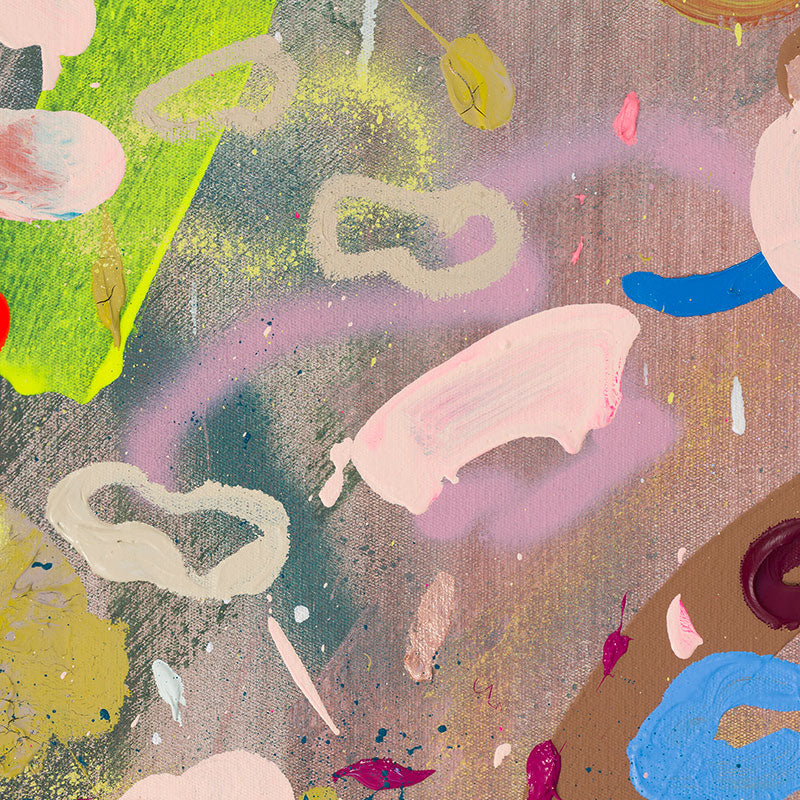 "Where It All Began" no6 - Mixed Media Painting