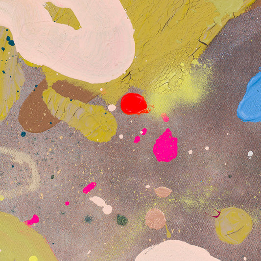 "Where It All Began" no14 - Mixed Media Painting