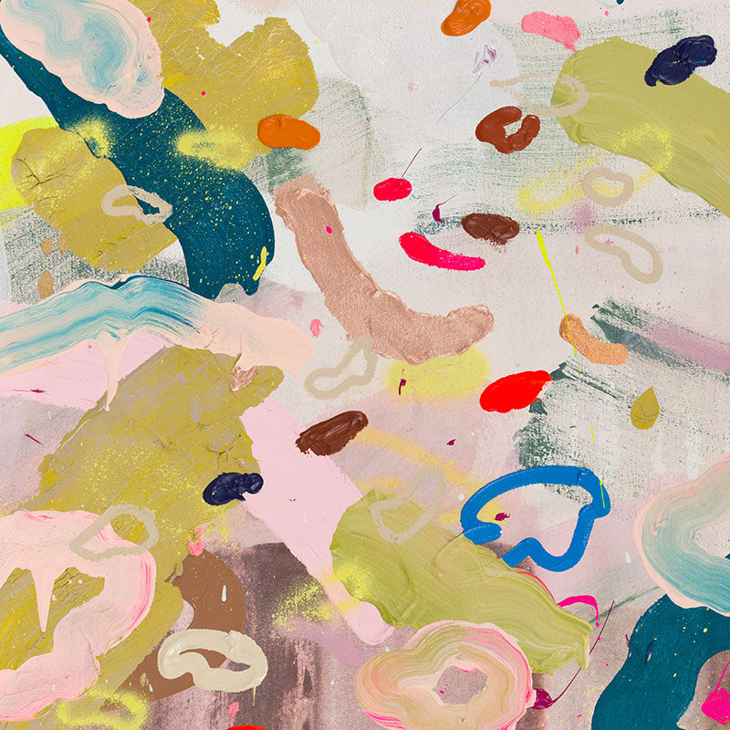 "Where It All Began" no7 - Mixed Media Painting