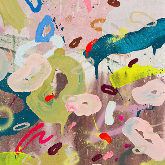 "Where It All Began" no8 - Mixed Media Painting