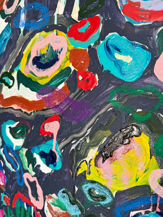 "Wild Pulse" - 88x120cm Acrylic Painting