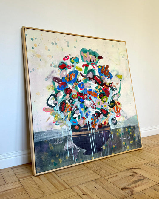 "The Collected Wild" - 97x97cm Acrylic Painting
