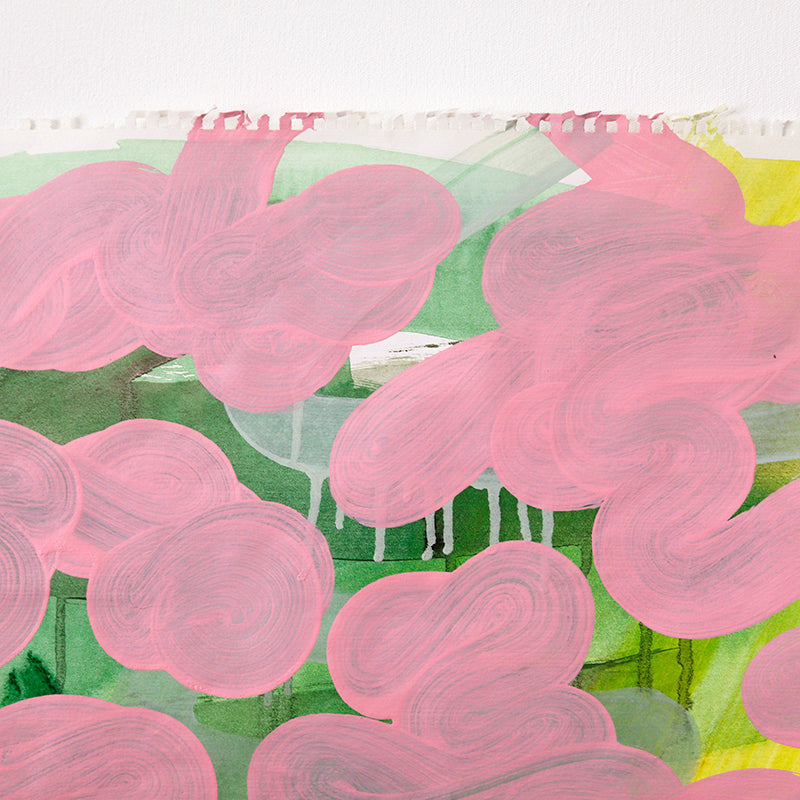 Paper Painting no14 - A2 Mixed Media Artwork