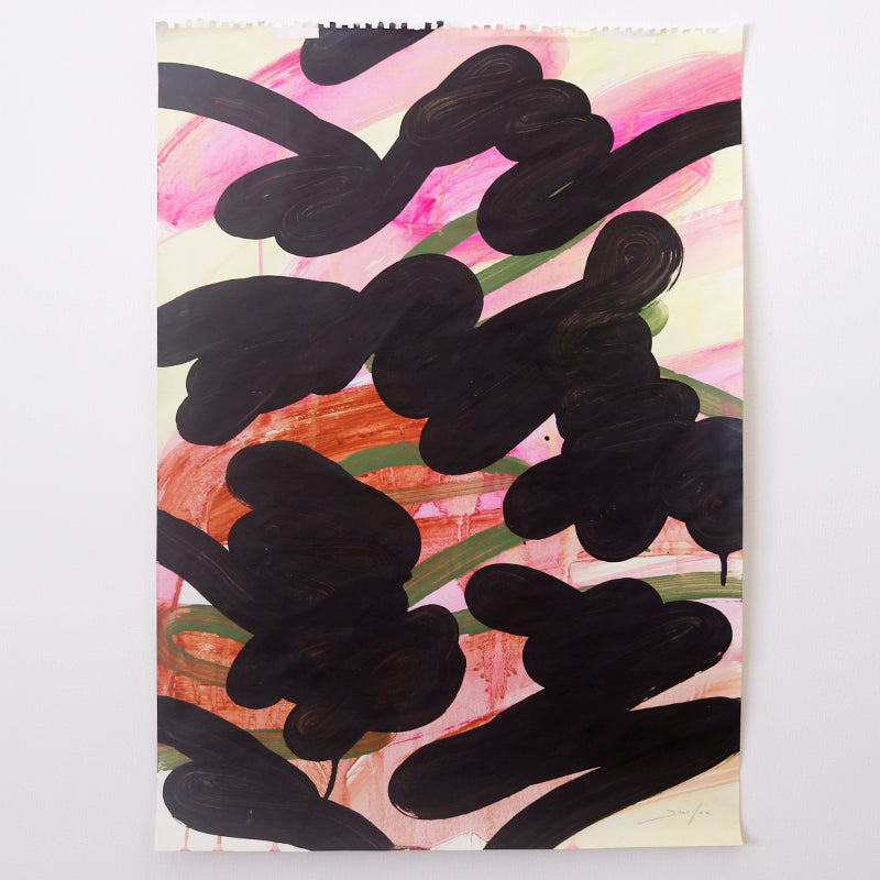 Paper Painting no17 - A2 Mixed Media Artwork