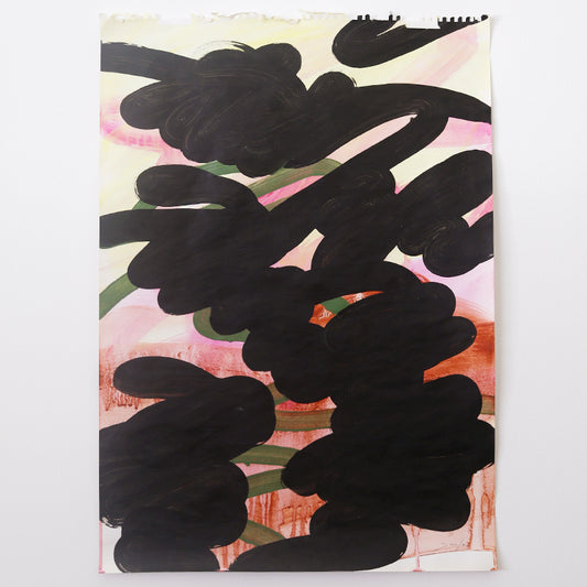 Paper Painting no18 - A2 Mixed Media Artwork