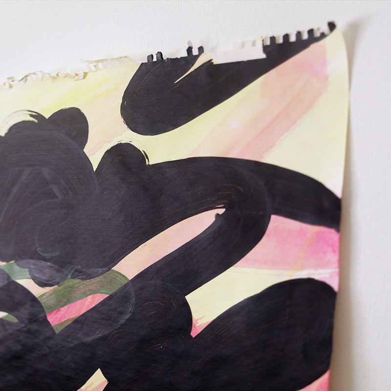 Paper Painting no18 - A2 Mixed Media Artwork