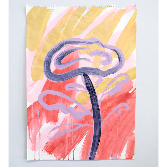 Paper Painting no28 - A2 Mixed Media Artwork