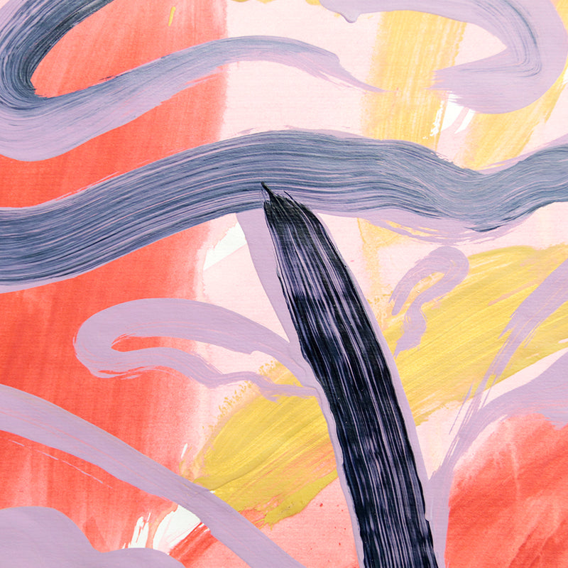 Paper Painting no28 - A2 Mixed Media Artwork