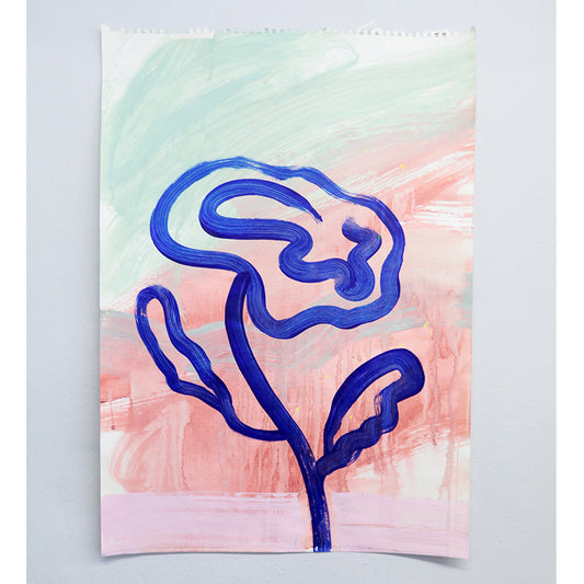 Paper Painting no33 - A2 Mixed Media Artwork