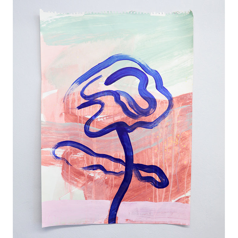 Paper Painting no34 - A2 Mixed Media Artwork