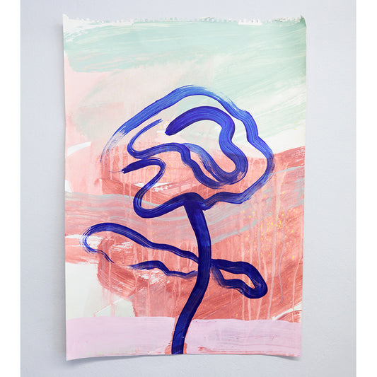 Paper Painting no34 - A2 Mixed Media Artwork