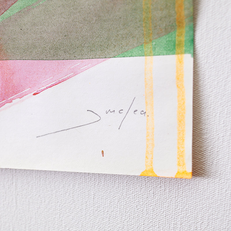 Paper Painting no7 - A2 Mixed Media Artwork