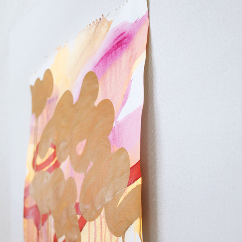 Paper Painting no7 - A2 Mixed Media Artwork