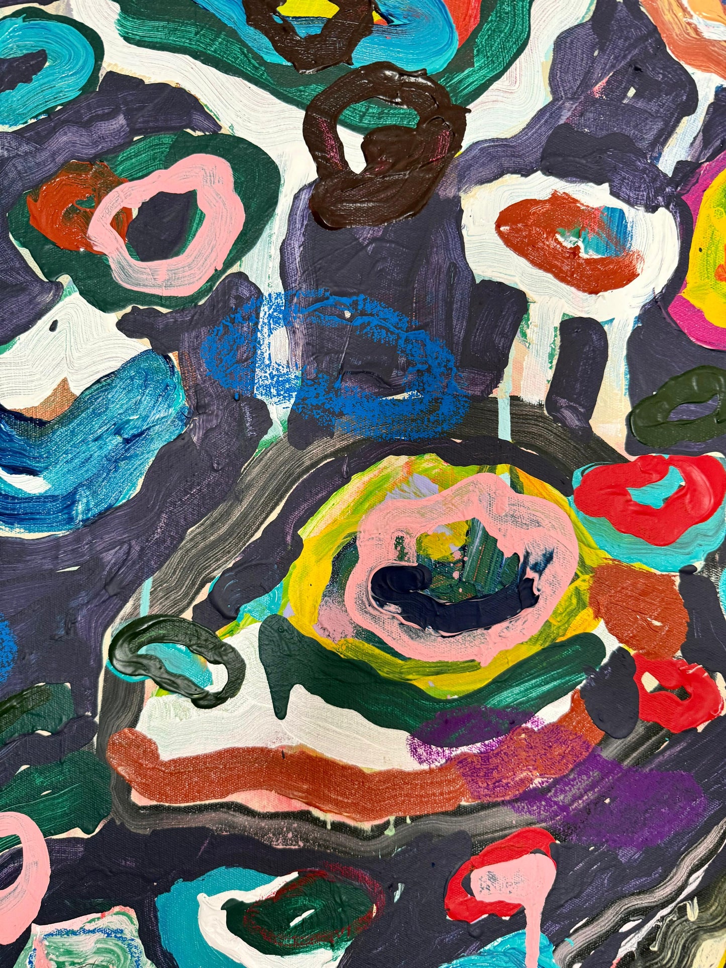 "Wild Pulse" - 88x120cm Acrylic Painting