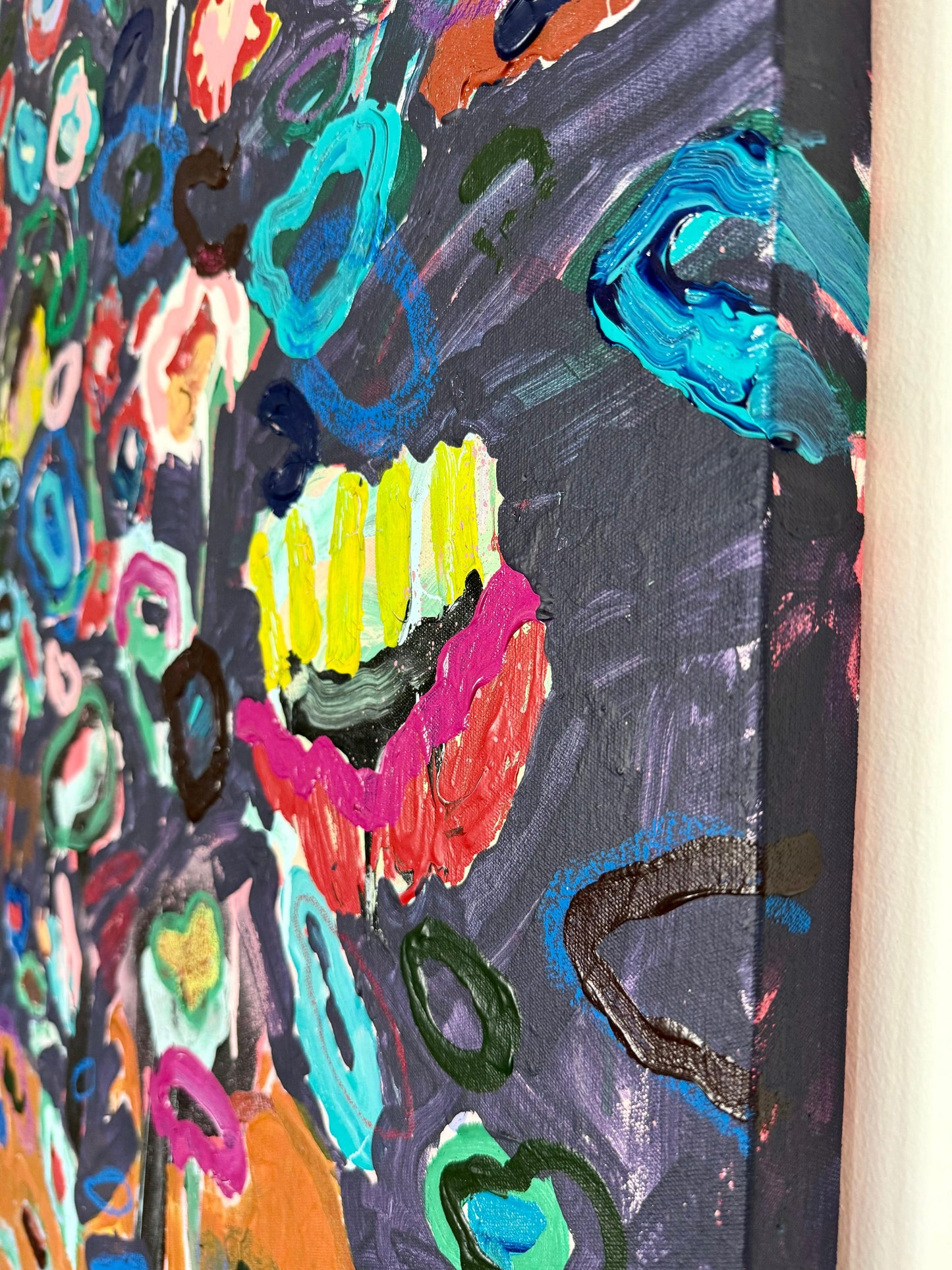 "Wild Pulse" - 88x120cm Acrylic Painting