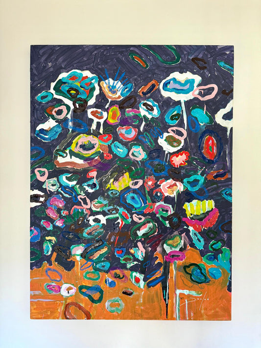 "Wild Pulse" - 88x120cm Acrylic Painting