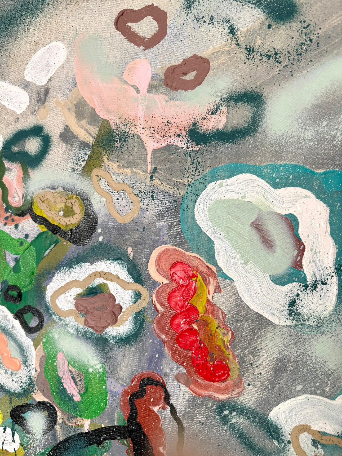 "A Resonance Of Petals" - 101x126cm Acrylic Painting
