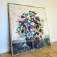 "The Collected Wild" - 97x97cm Acrylic Painting
