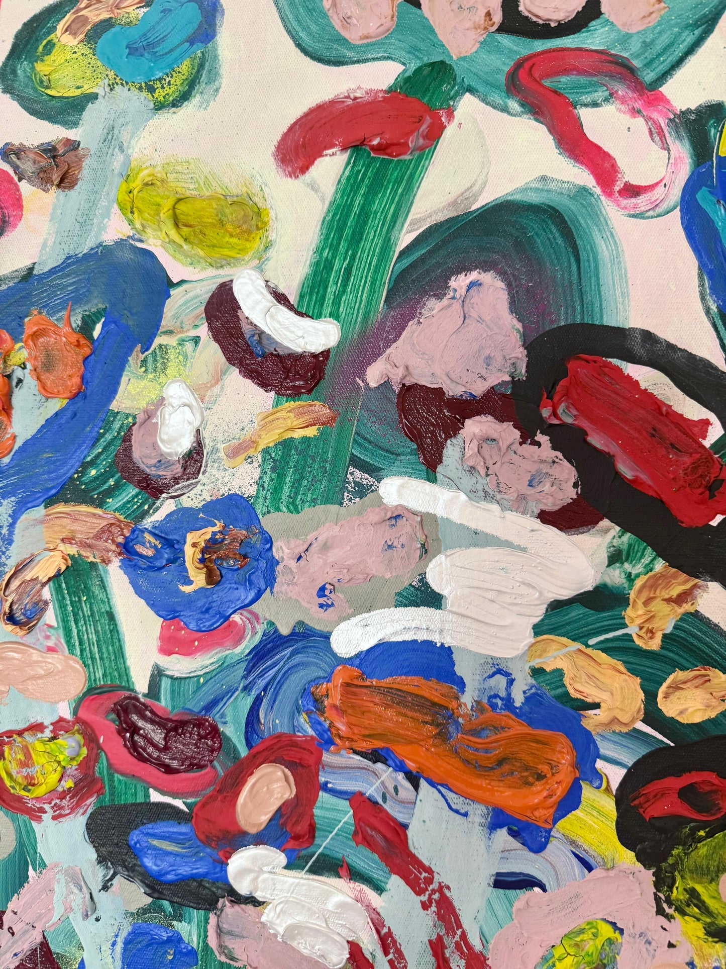 "The Collected Wild" - 97x97cm Acrylic Painting