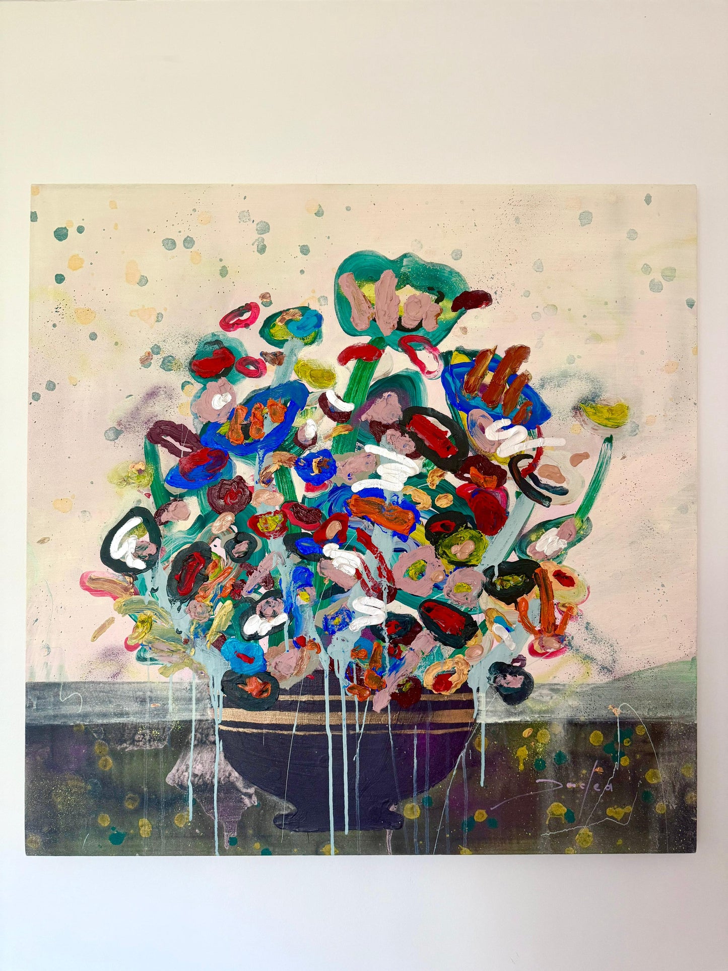 "The Collected Wild" - 97x97cm Acrylic Painting